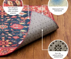 My Magic Carpet Parviz Gray Washable Area Rug -Home Furnishing Store 810537771 7