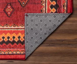 My Magic Carpet Phoenix Kilim Garnet Washable Area Rug -Home Furnishing Store 810537782 3