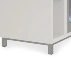 48" Intrepid White Electric Fireplace Console 9 48" Intrepid White Electric Fireplace Console -Home Furnishing Store 810538247 4