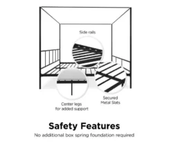 Novogratz Marion Canopy Bed -Home Furnishing Store 810538415 5