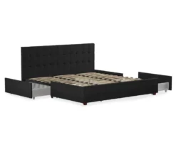 CosmoLiving Elizabeth Velvet Storage Bed -Home Furnishing Store 810540948 4