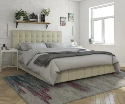 CosmoLiving Elizabeth Velvet Storage Bed -Home Furnishing Store 810540949 3