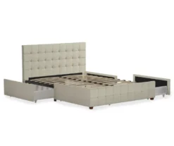 CosmoLiving Elizabeth Velvet Storage Bed -Home Furnishing Store 810540949 4