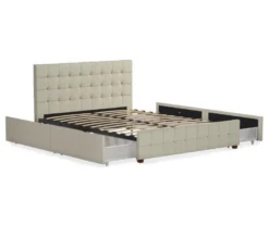 CosmoLiving Elizabeth Velvet Storage Bed -Home Furnishing Store 810540949 5