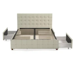 CosmoLiving Elizabeth Velvet Storage Bed -Home Furnishing Store 810540949 6