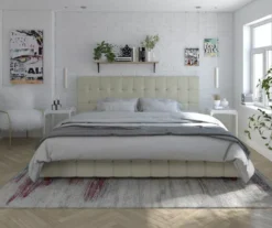 CosmoLiving Elizabeth Velvet Storage Bed -Home Furnishing Store 810540950 2