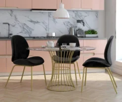 CosmoLiving Astor Velvet Dining Chair -Home Furnishing Store 810540993 2