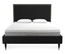 CosmoLiving Audrey Velvet King Bed -Home Furnishing Store 810541051 4