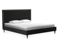 CosmoLiving Audrey Velvet King Bed -Home Furnishing Store 810541052 3