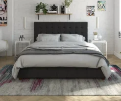 CosmoLiving Elizabeth Velvet Storage Bed -Home Furnishing Store 810541061 2