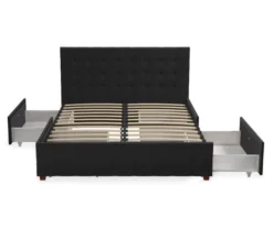 CosmoLiving Elizabeth Velvet Storage Bed -Home Furnishing Store 810541061 6