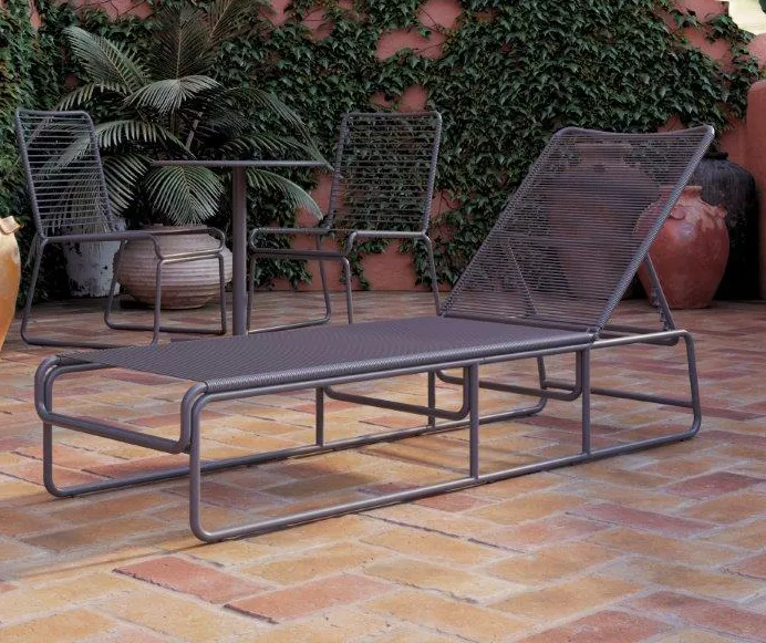 Nyla Charcoal Adjustable Wicker Chaise Patio Lounge 3 Nyla Charcoal Adjustable Wicker Chaise Patio Lounge - Image 3