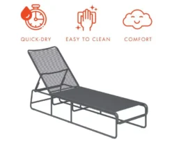 Nyla Charcoal Adjustable Wicker Chaise Patio Lounge 9 Nyla Charcoal Adjustable Wicker Chaise Patio Lounge -Home Furnishing Store 810541218 4
