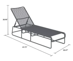 Nyla Charcoal Adjustable Wicker Chaise Patio Lounge 11 Nyla Charcoal Adjustable Wicker Chaise Patio Lounge -Home Furnishing Store 810541218 6
