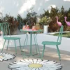 Heidi Turquoise 3-Piece Bistro Patio Furniture Set