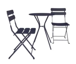 COSCO Outdoor Living Navy 3-Piece Folding Patio Seating Set 8 COSCO Outdoor Living Navy 3-Piece Folding Patio Seating Set -Home Furnishing Store 810541509 3