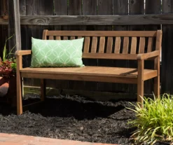 Flint Acorn Wood Patio Bench -Home Furnishing Store 810541695 1