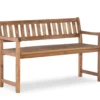 Flint Acorn Wood Patio Bench