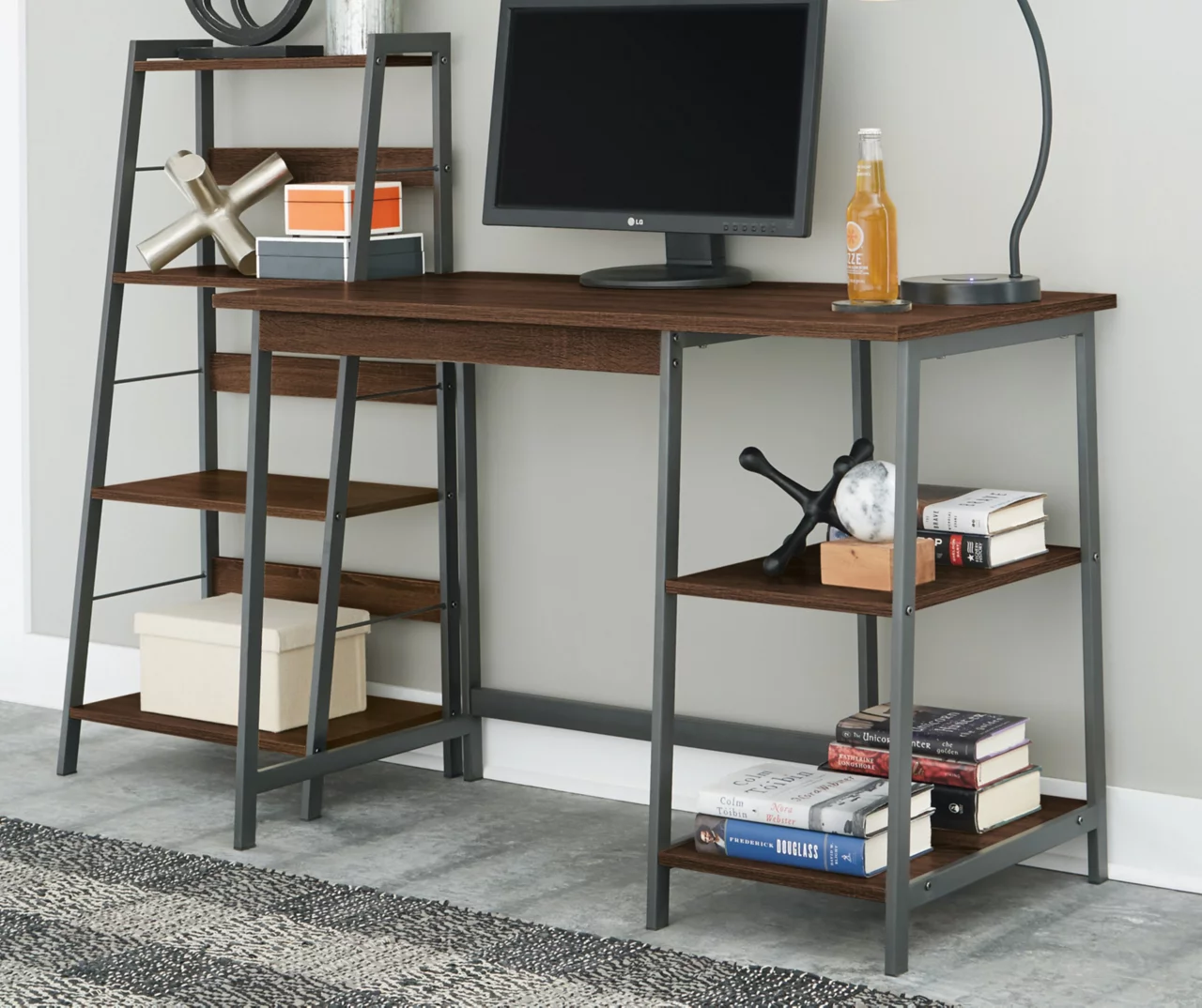 Soho 2-Piece Wooden Desk & Bookcase Set 2 Soho 2-Piece Wooden Desk & Bookcase Set - Image 2