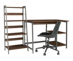 Soho 2-Piece Wooden Desk & Bookcase Set 12 Soho 2-Piece Wooden Desk & Bookcase Set -Home Furnishing Store 810542289 5