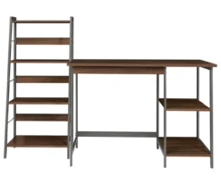 Soho 2-Piece Wooden Desk & Bookcase Set 13 Soho 2-Piece Wooden Desk & Bookcase Set -Home Furnishing Store 810542289 6