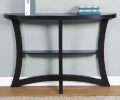 Espresso Hall Console Table