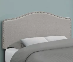 Monarch Linen Nailhead Trim Headboard 22 Monarch Linen Nailhead Trim Headboard -Home Furnishing Store 810542515 1