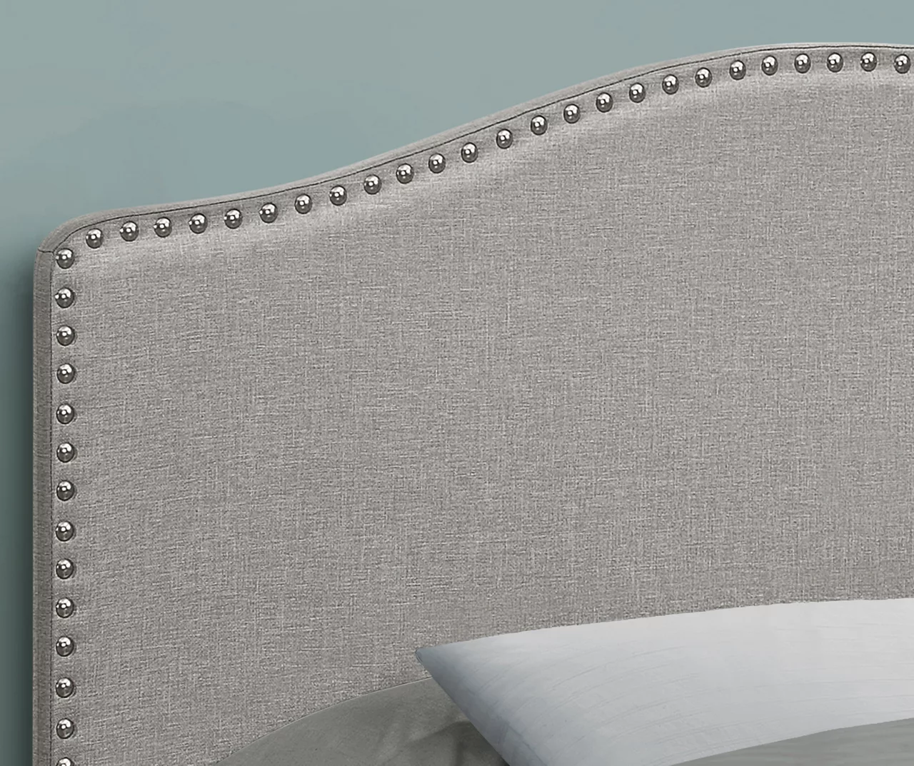 Monarch Linen Nailhead Trim Headboard 14 Monarch Linen Nailhead Trim Headboard - Image 14