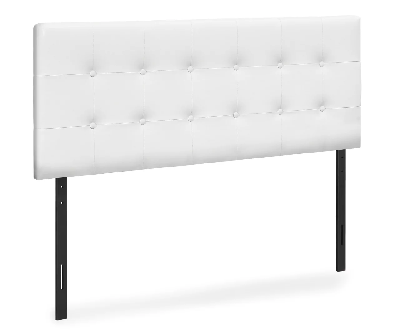 Monarch Faux Leather Button Tufted Headboard 13 Monarch Faux Leather Button Tufted Headboard - Image 13