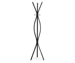 Monarch 3-Hook Wave Shaped Contemporary Coat Rack -Home Furnishing Store 810542530 2