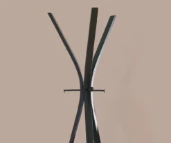 Monarch 3-Hook Wave Shaped Contemporary Coat Rack -Home Furnishing Store 810542532 3