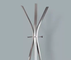 Monarch 3-Hook Wave Shaped Contemporary Coat Rack -Home Furnishing Store 810542533 3