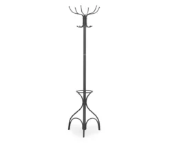 Monarch Metal 12-Hook Coat Rack With Umbrella Holder -Home Furnishing Store 810542540 2