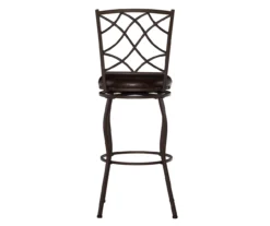 Pike Brown 3-Piece Upholstered Adjustable Swivel Stool Set -Home Furnishing Store 810543038 A2 4