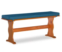 Morgan Vintage Blue 4-Piece Polyester Nook Cushion Set 6 Morgan Vintage Blue 4-Piece Polyester Nook Cushion Set -Home Furnishing Store 810543123 5