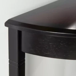 Shirley Black Cherry Transitional Wood Demi Lune Console Table -Home Furnishing Store 810543150 3
