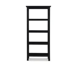 Richland Black 4-Shelf Bookcase -Home Furnishing Store 810543156 3