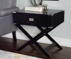 Cami Single Drawer X Base Accent Table -Home Furnishing Store 810543184 A0 7