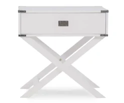 Cami Single Drawer X Base Accent Table -Home Furnishing Store 810543185 3