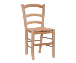 Bordeaux Natural Handwoven Ladder Back Side Chairs, 2-Pack -Home Furnishing Store 810543191 A0 2