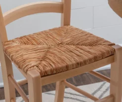 Bordeaux Natural Handwoven Ladder Back Side Chairs, 2-Pack -Home Furnishing Store 810543191 A0 8