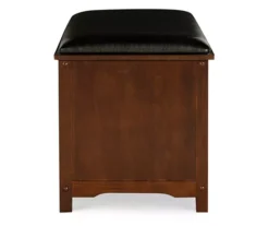 Grant Dark Walnut 10-Cube Cushioned Wood Bench 9 Grant Dark Walnut 10-Cube Cushioned Wood Bench -Home Furnishing Store 810543196 5