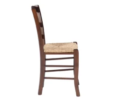Bordeaux Walnut Handwoven Ladder Back Side Chairs, 2-Pack -Home Furnishing Store 810543200 A1