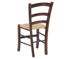 Bordeaux Walnut Handwoven Ladder Back Side Chairs, 2-Pack -Home Furnishing Store 810543200 A2