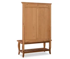 Denver Antique Pine 4-Hook Curved Leg Hall Tree -Home Furnishing Store 810543319 5