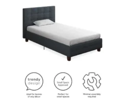 Atwater Living DHP Ryder Linen Upholstered Bed -Home Furnishing Store 810543644 1