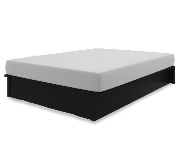 DHP Micah Black Faux Leather King Platform Bed 4 DHP Micah Black Faux Leather King Platform Bed - Image 4