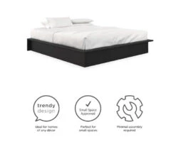 DHP Micah Black Faux Leather King Platform Bed 11 DHP Micah Black Faux Leather King Platform Bed -Home Furnishing Store 810543681 6