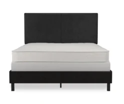 Atwater Living DHP Jazmine Black Faux Leather Upholstered Bed 35 Atwater Living DHP Jazmine Black Faux Leather Upholstered Bed -Home Furnishing Store 810543813 3