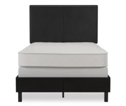 Atwater Living DHP Jazmine Black Faux Leather Upholstered Bed 25 Atwater Living DHP Jazmine Black Faux Leather Upholstered Bed -Home Furnishing Store 810543814 3